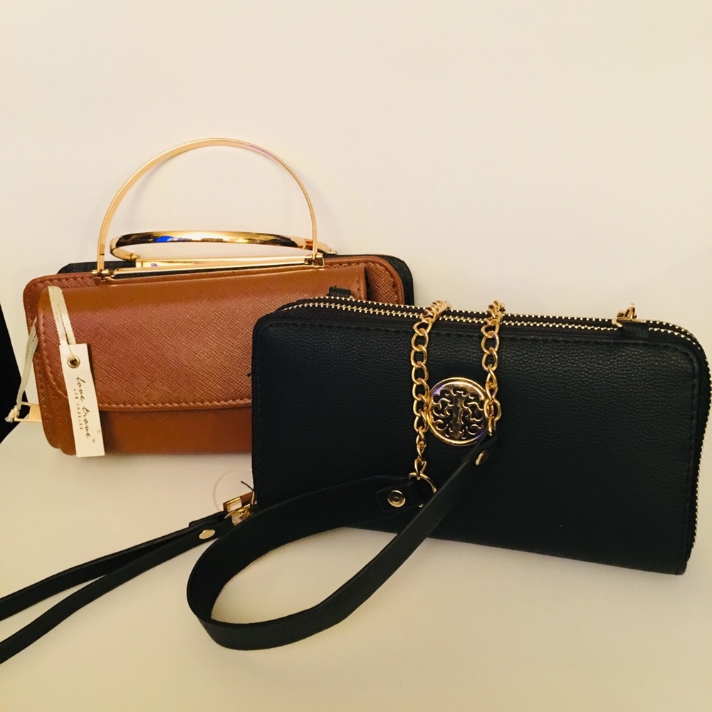 2 clutch purses ready to spice up your night!